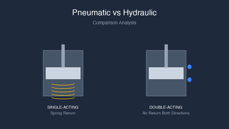 Pneumatic vs Hydraulic Cylinders Comparison